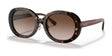 Coach C7991 HC8337F Sunglasses Dark Tortoise / Brown Gradient