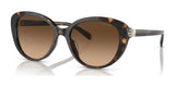Coach CD479 HC8348U Sunglasses Dark Tortoise / Brown Gradient