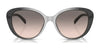 Coach CD479 HC8348U Sunglasses | Size 56 / Red Gradient / Violet Pink Gradient (3N 16%) №57098H