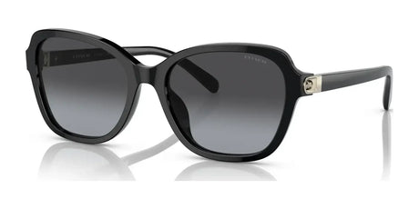 Coach CD481 HC8349U Sunglasses Black / Grey Gradient