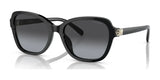 Coach CD482 HC8349U Sunglasses Black / Grey Gradient