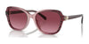 Coach CD482 HC8349U Sunglasses | Size 56 / Red Gradient №57098H / Violet Pink Gradient (3N 16%)
