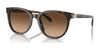 Coach CD478 HC8350U Sunglasses | Size 54 / Dark Tortoise / Brown Gradient (3N 14.2%) №512074