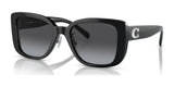 Coach CD472 HC8352 Sunglasses Black / Grey Gradient