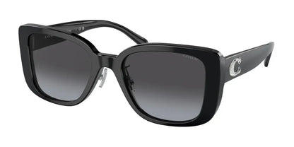 Coach CD472 HC8352 Sunglasses Black / Grey Gradient