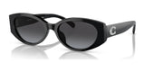 Coach CD867 HC8353F Sunglasses Black / Grey Gradient