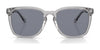 Coach CD458 HC8354U Sunglasses | Size 56 / Transparent Grey / Dark Blue Solid (3N 13%) №571855