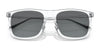 Coach CD456 HC8356 Sunglasses | Size 56 / Clear №511181 / Gray Solid (Polarized) (3P 11.6%)