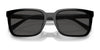 Coach CK470 HC8357U Eyeglasses with Sun-clips | Size 57 / Black Clear Gradient / Grey Solid (0N 87.1%) №576387