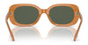 Coach CD868 HC8358F Sunglasses | Size 56 / Milky Amber / Green Solid (2N 19.2%) №571282