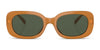 Coach CD868 HC8358F Sunglasses | Size 56 / Milky Amber / Green Solid (2N 19.2%) №571282
