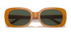 Coach CD868 HC8358F Sunglasses | Size 56 / Milky Amber / Green Solid (2N 19.2%) №571282