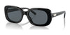 Coach CD471 HC8358U Sunglasses | Size 54 / Black №500280 / Dark Blue Solid (2N 21%)