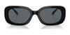 Coach CD471 HC8358U Sunglasses | Size 54 / Opaque White №568672 / Blue Solid (2N 37.3%)