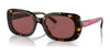 Coach CD471 HC8358U Sunglasses | Size 54 / Dark Tortoise №512069 / Dark Violet Solid (3N 16%)