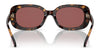 Coach CD471 HC8358U Sunglasses | Size 54 / Opaque White №568672 / Blue Solid (2N 37.3%)