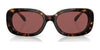 Coach CD471 HC8358U Sunglasses | Size 54 / Opaque White №568672 / Blue Solid (2N 37.3%)