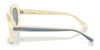 Coach CD471 HC8358U Sunglasses | Size 54 / Opaque White №568672 / Blue Solid (2N 37.3%)