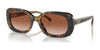 Coach CD471 HC8358U Sunglasses | Size 54 / Pearlized Tortoise №572413 / Brown Gradient (2N 26.5%)
