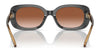 Coach CD471 HC8358U Sunglasses | Size 54 / Opaque White №568672 / Blue Solid (2N 37.3%)