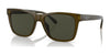 Coach CD455 HC8359U Sunglasses | Size 56 / Military Green №520382 / Dark Green Solid (3N 10.5%)