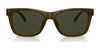 Coach CD455 HC8359U Sunglasses | Size 56 / Military Green №520382 / Dark Green Solid (3N 10.5%)