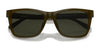 Coach CD455 HC8359U Sunglasses | Size 56 / Military Green №520382 / Dark Green Solid (3N 10.5%)