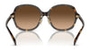 Coach CH610 HC8360F Sunglasses | Size 58 / Dark Tortoise / Brown Gradient (3N 14.2%) №512074