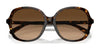 Coach CH557 HC8360U Sunglasses | Size 57 / Dark Tortoise / Brown Gradient (3N 14.2%) №512074
