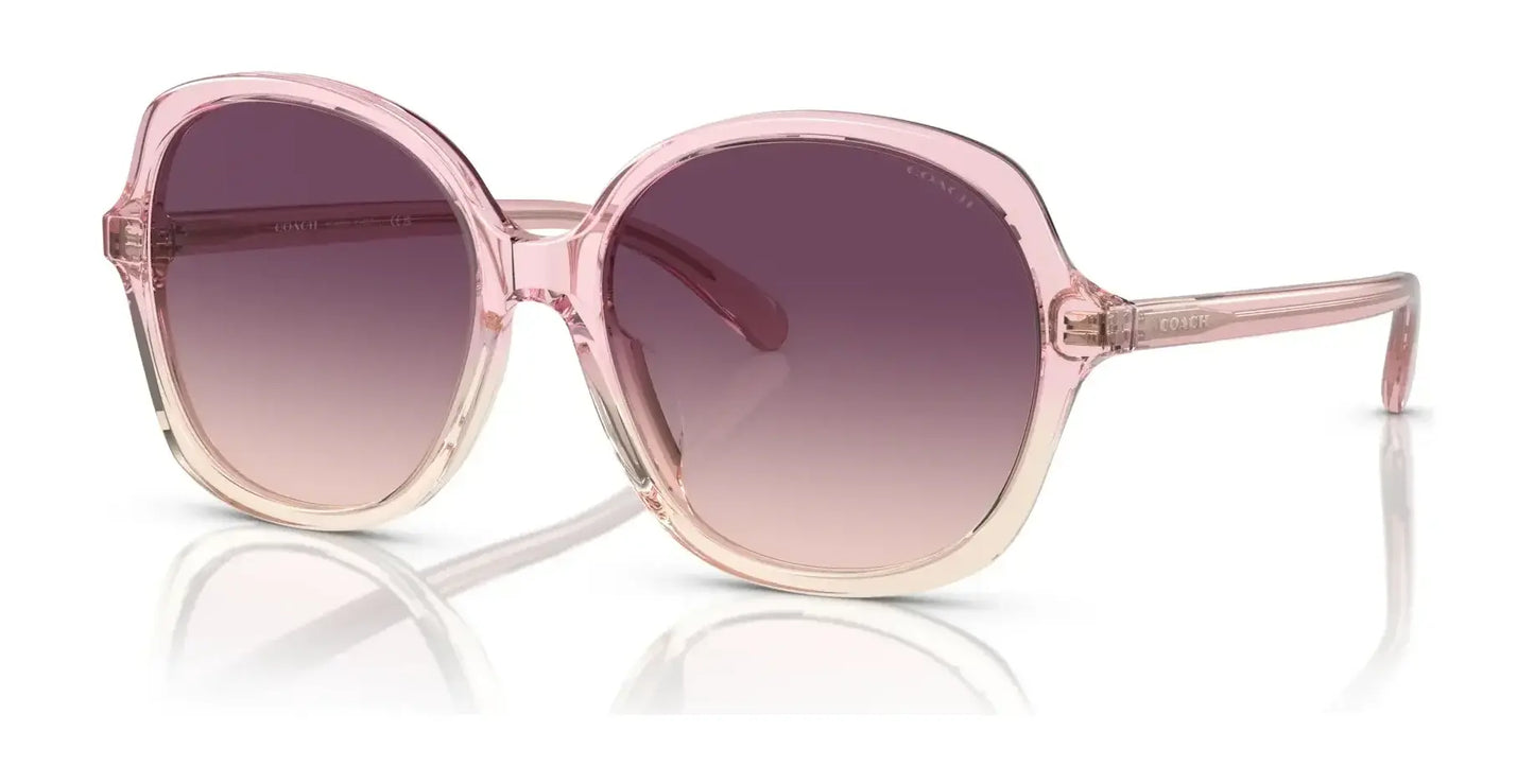Coach CH557 HC8360U Sunglasses Transparent Pink Gradient / Purple Pink Gradient