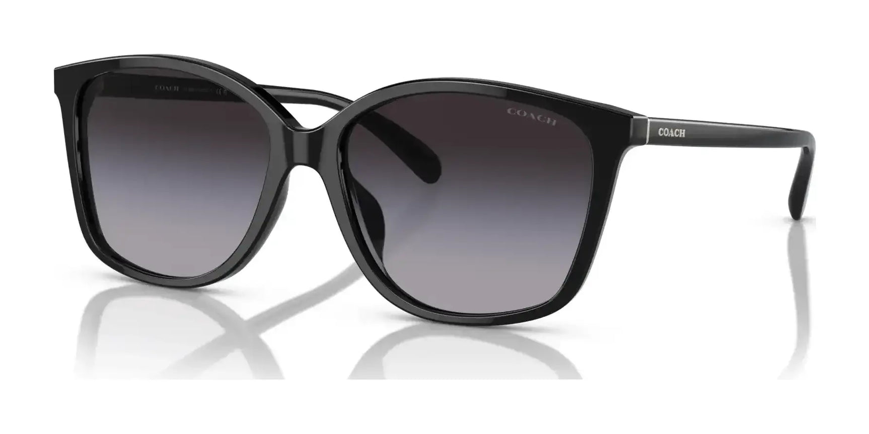 Coach CH558 HC8361U Sunglasses Black / Grey Gradient