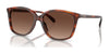 Coach CH558 HC8361U Sunglasses | Size 57 / Caramel Tortoise / Brown Gradient (Polarized) (3P 11.3%) №5741T5