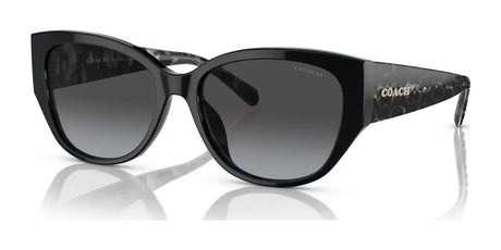 Coach CH563 HC8362U Sunglasses Black / Grey Gradient