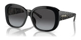 Coach CH564 HC8363U Sunglasses Black / Grey Gradient