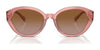 Coach CH569 HC8364U Sunglasses | Size 55 / Milky Pink/Transparent Pink / Brown Gradient (2N 25.6%) №574313