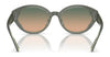 Coach CH569 HC8364U Sunglasses | Size 55 / Milky Pink/Transparent Pink / Brown Gradient (2N 25.6%) №574313