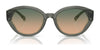 Coach CH569 HC8364U Sunglasses | Size 55 / Milky Pink/Transparent Pink / Brown Gradient (2N 25.6%) №574313