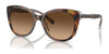 Coach CH566 HC8365U Sunglasses | Size 55 / Tortoise/Transparent Beige / Brown Gradient (3N 14.2%) №574274