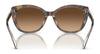 Coach CH567 HC8365U Sunglasses | Size 55 / Black/Transparent Grey №57458G / Grey Gradient (3N 15.2%)