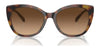 Coach CH567 HC8365U Sunglasses | Size 55 / Black/Transparent Grey №57458G / Grey Gradient (3N 15.2%)