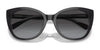 Coach CH566 HC8365U Sunglasses | Size 55 / Black/Transparent Grey / Grey Gradient (3N 15.2%) №57458G