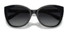 Coach CH566 HC8365U Sunglasses | Size 55 / Black/Transparent Grey / Grey Gradient (3N 15.2%) №57458G