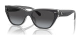 Coach CH660 HC8370F Sunglasses Black / Transparent Grey / Grey Gradient