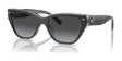 Coach CH570 HC8370U Sunglasses Black / Transparent Grey / Grey Gradient
