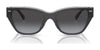 Coach CH570 HC8370U Sunglasses | Size 54 / Black/Transparent Grey / Grey Gradient (3N 15.2%) №57458G