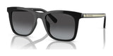 Coach CK463 HC8374F Sunglasses Black / Grey Gradient