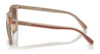 Coach CH561 HC8374U Sunglasses | Size 51 / Milky Ivory/Saddle / Brown Gradient (3N 14.2%) №574774