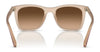 Coach CH561 HC8374U Sunglasses | Size 51 / Milky Ivory/Saddle / Brown Gradient (3N 14.2%) №574774