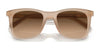 Coach CH561 HC8374U Sunglasses | Size 51 / Milky Ivory/Saddle / Brown Gradient (3N 14.2%) №574774
