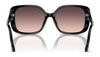 Coach CL929 HC8376U Sunglasses | Size 56 / Black №5002U8 / Grey Pink Gradient (2N 30.8%)